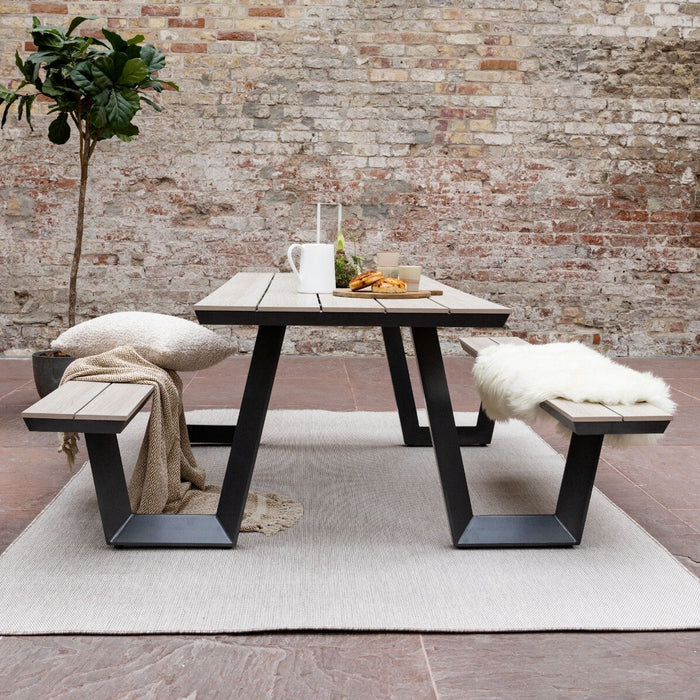 EVA Interior- Buitenkleed Mono - Naturel|wit -160 x 230 cm - (M)