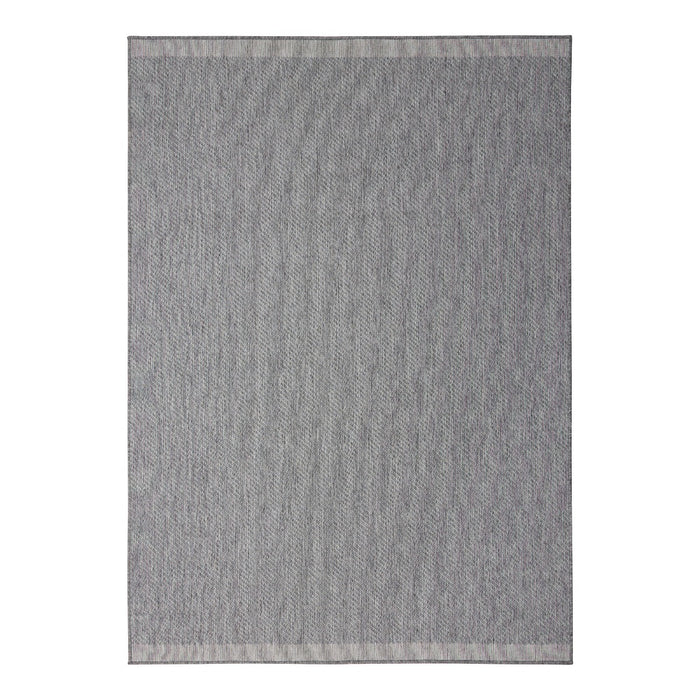 Eva Interior Buitenkleed Border Grijs  160x230cm