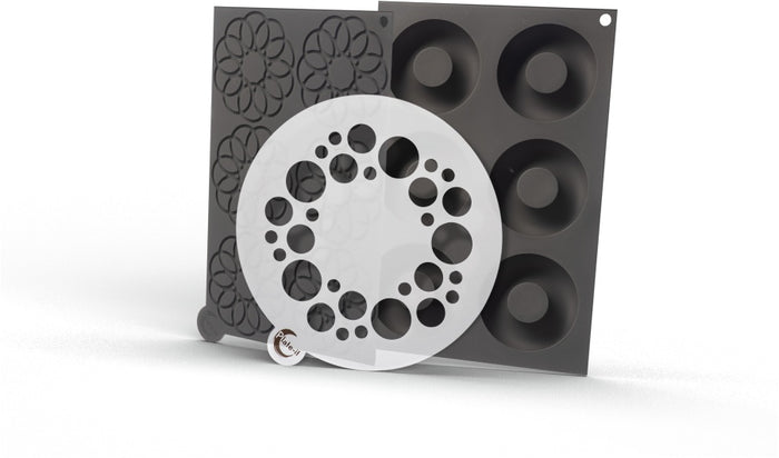 Plate-it sjablonen Circle - 3-delige set