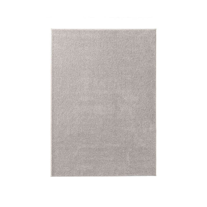 Tapeso Effen vloerkleed Qualis - grijs - 140x200 cm