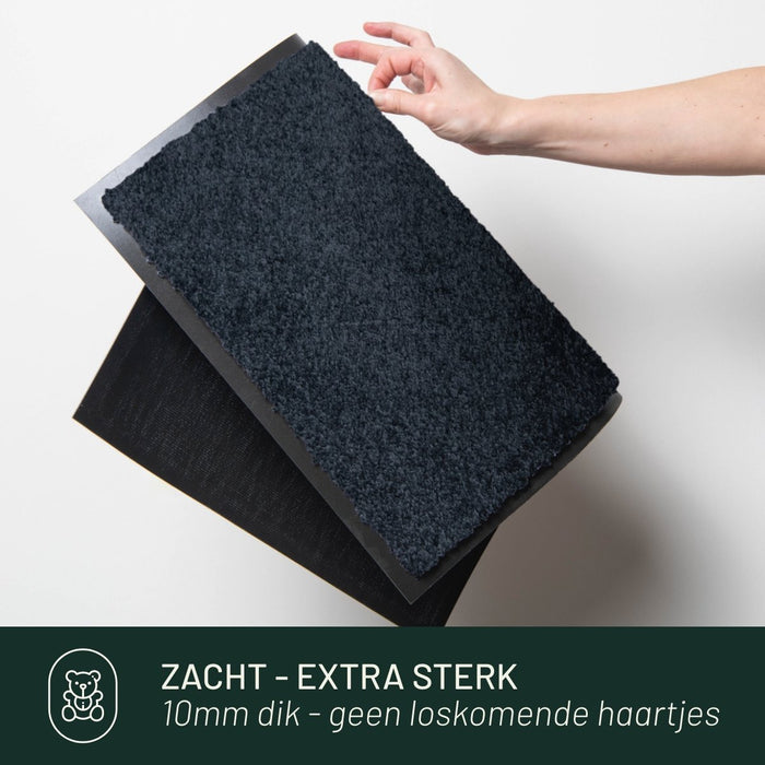 Studio M CLASSIC PRO Antislip Droogloopmat 60x80 cm - Zwart