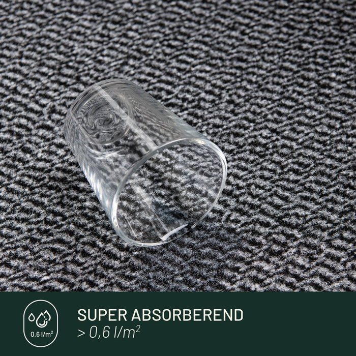 Studio M CLASSIC Antislip Droogloopmat - 60x80 cm - Grijs