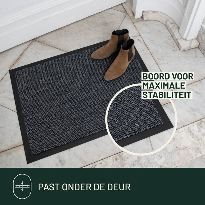 Studio M CLASSIC Antislip Droogloopmat - 60x80 cm - Grijs