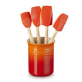 Le Creuset Pot met 4 Spatels - Oranjerood