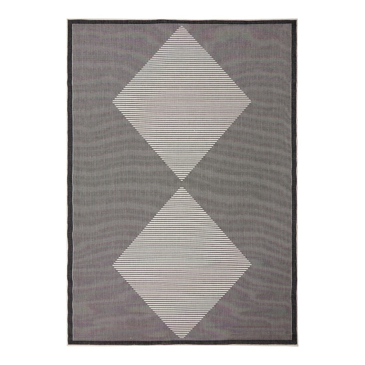 Eva Interior Buitenkleed Kite Zwart  240x340cm