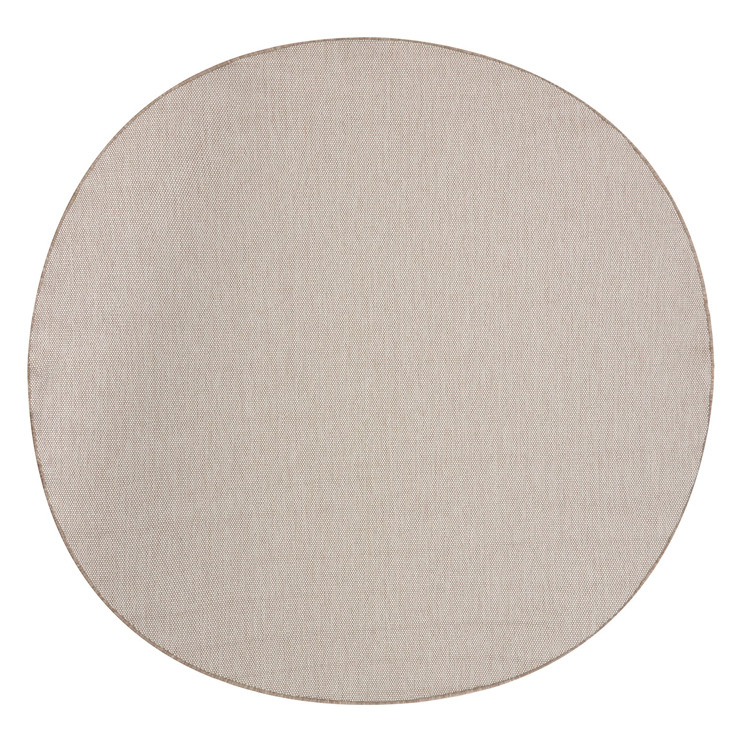 EVA Interior - Buitenkleed Mono - Naturel|wit - Rond 240 Ø - (XL)