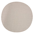 EVA Interior - Buitenkleed Mono - Naturel|wit - Rond 200 Ø - (L)