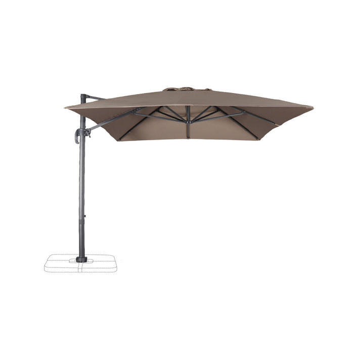 sweeek - Rechthoekige parasol 3x4m
