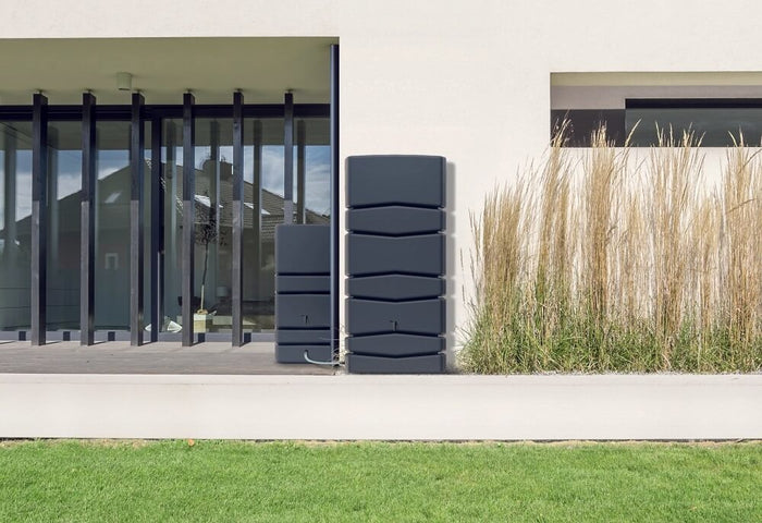 Prosperplast - Regenton Aqua Tower 650 liter - Antraciet