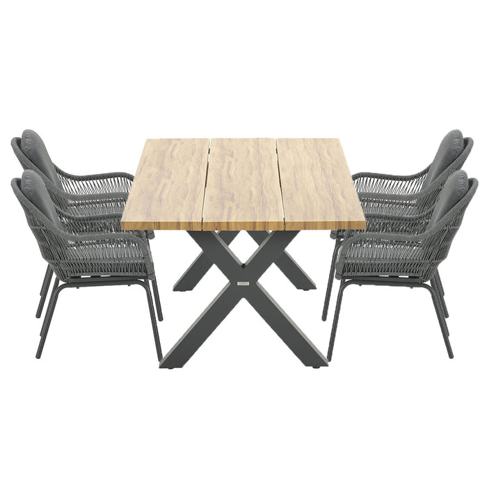 Garden Impressions Yima tuinset 7-delig - Zadar tafel 180x100 cm