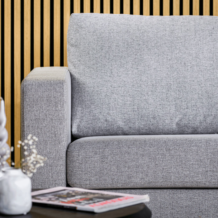 Vurna Mirlo 3-zits hoekbank rechts chleo grijs