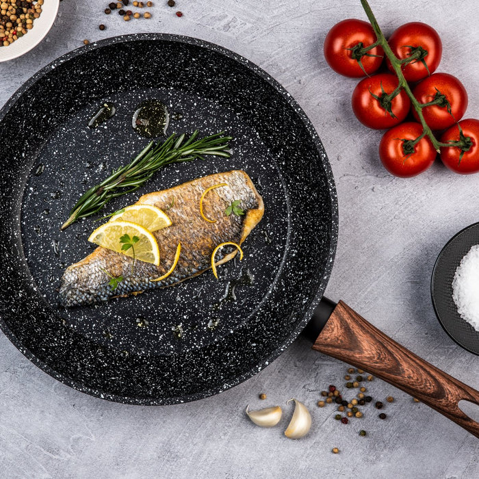 Westinghouse Pannenset – 2 Koekenpannen (28cm+30cm) + 1 Steelpan 18cm