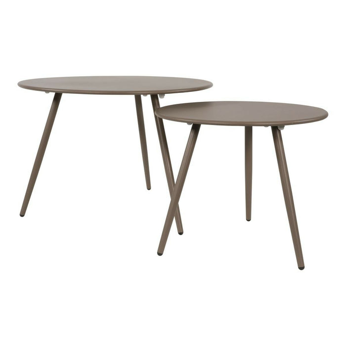 Lesli Living Rafael bijzettafel taupe 60 cm