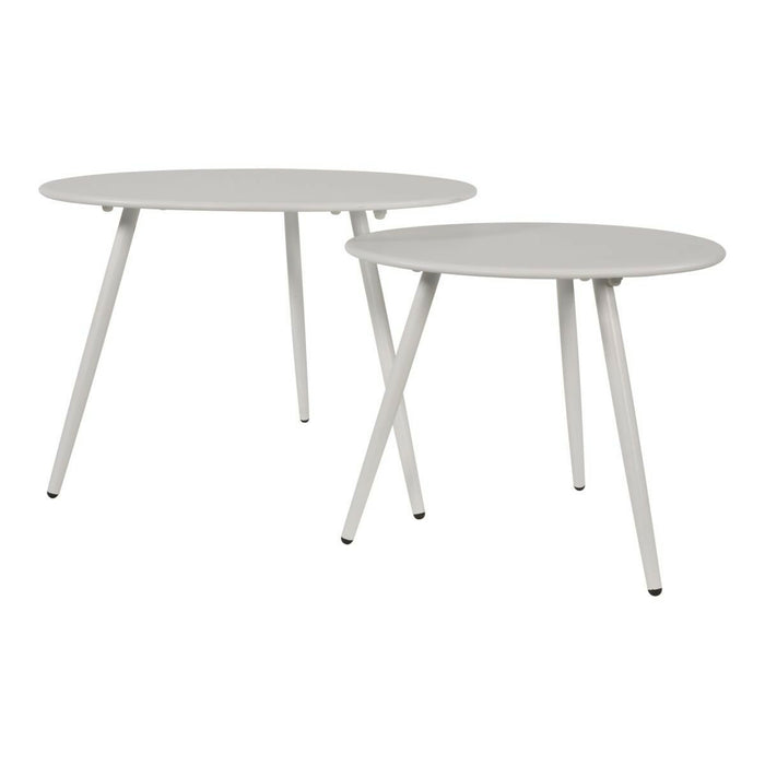 Lesli Living Rafael bijzettafel wit 45 cm