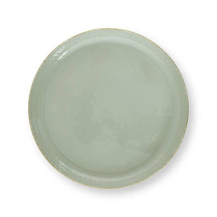 Pip Studio Dienblad - Metaal - Lichtgroen - Ø 30cm