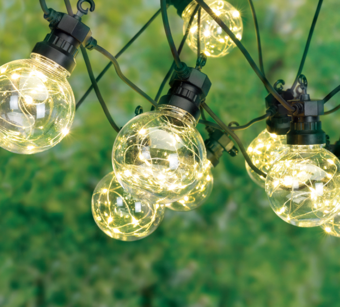 Aigostar 10VRU Lichtsnoer - Lichtslinger - LED Lampjes Slinger- 2700K