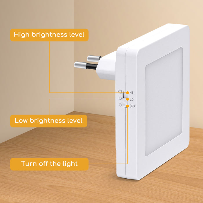 Aigostar 10B9V -LED Nachtlampje Stopcontact- Dag|Nacht Sensor- 2 stuks