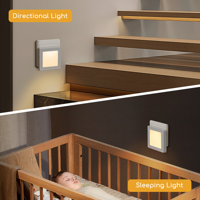 Aigostar 10B9V -LED Nachtlampje Stopcontact- Dag|Nacht Sensor- 2 stuks