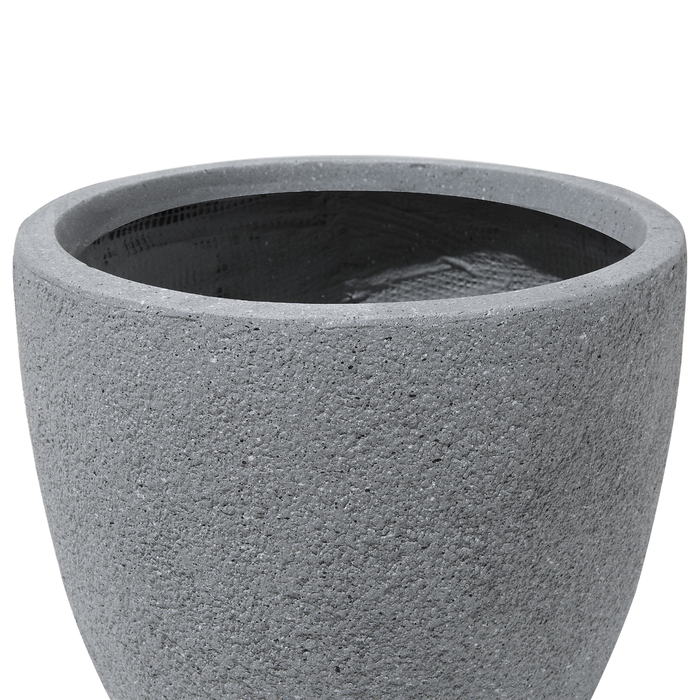 Beliani - KANNIA - Bloempot - Lichtgrijs - 55 cm - Klei-vezelmengsel