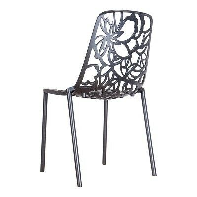 DS4U Cast magnolia stoel zonder arm zwart