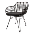 DS4U Moda terrasstoel DLX wicker zwart