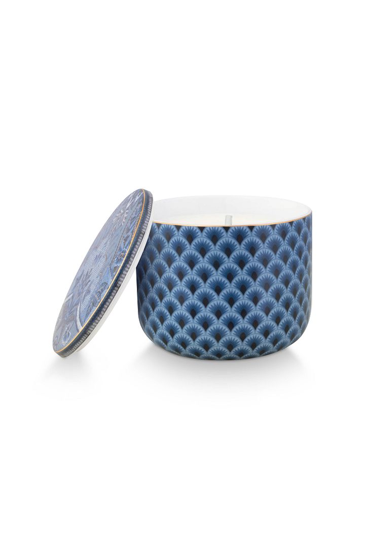 Pip Studio Kaarsen in Pot - Blauw - 11.7x9.6cm