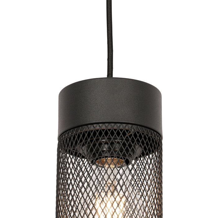 QAZQA Industriële hanglamp zwart - Jim