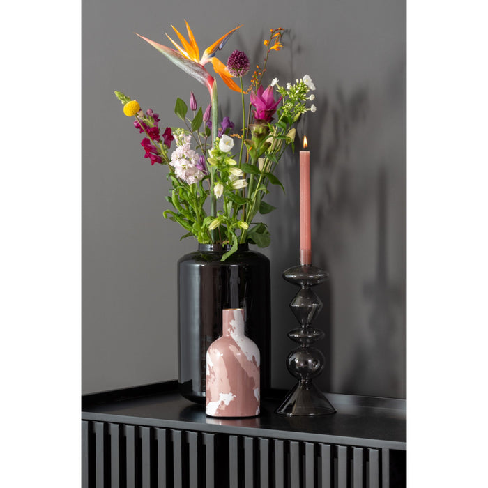 present time - Kandelaar Totem - Zwart - 12,5x12,5x33cm