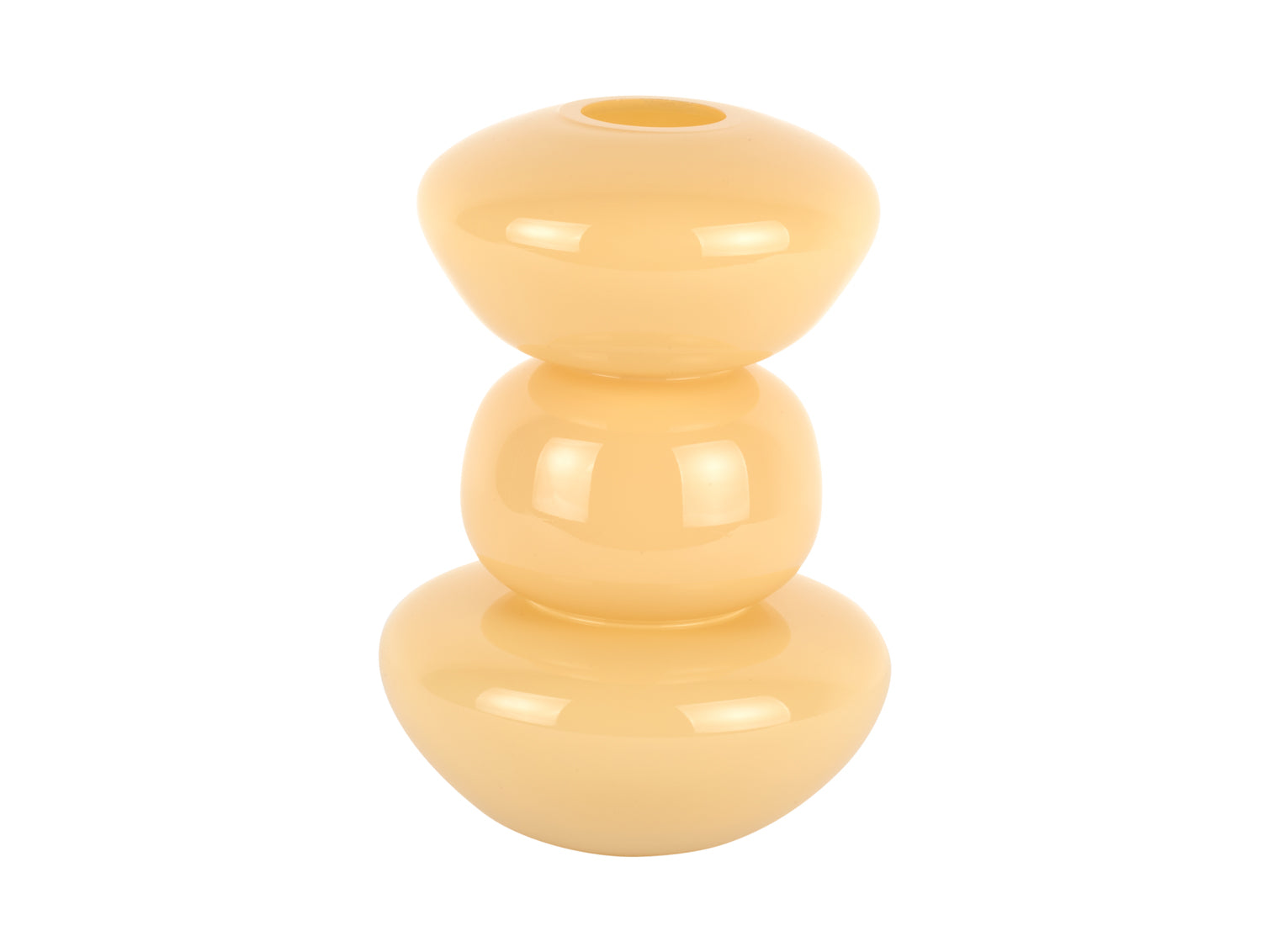 present time - Vaas Bubbles - Geel - 18x18x25cm