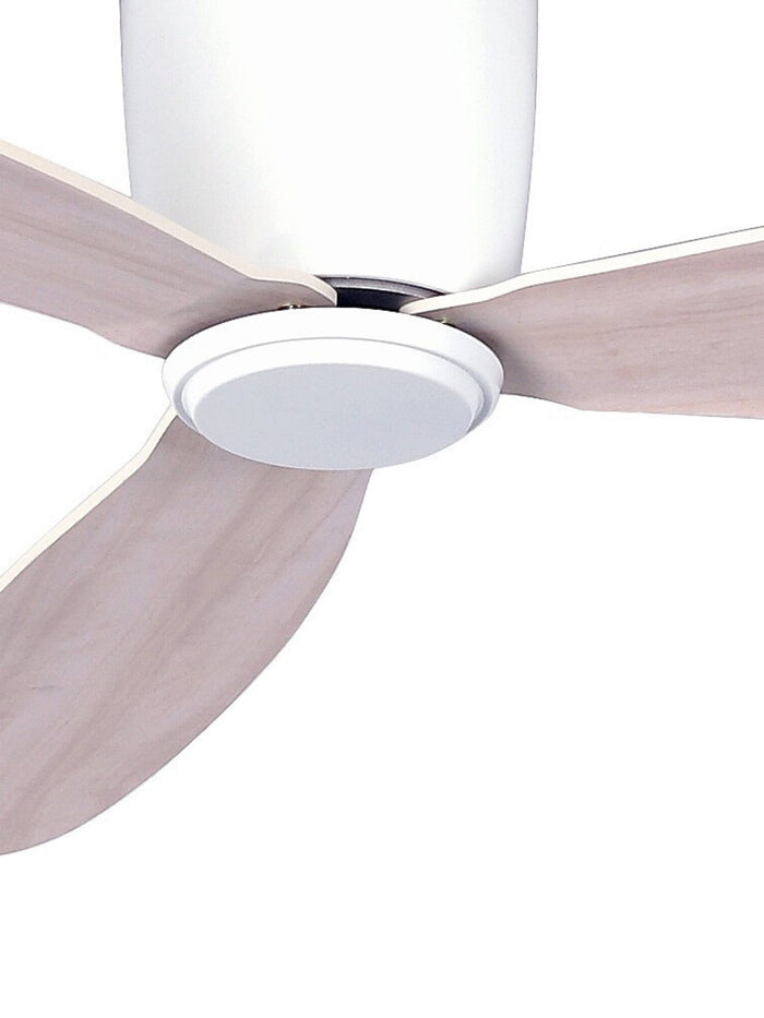 Lucci Air Plafondvenmtilator Airfusion Radar  Wit - Eiken Ø 132 cm