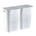 Curver Infinity Recycled Wasmand met deksel - 60L - 2 stuks - Wit