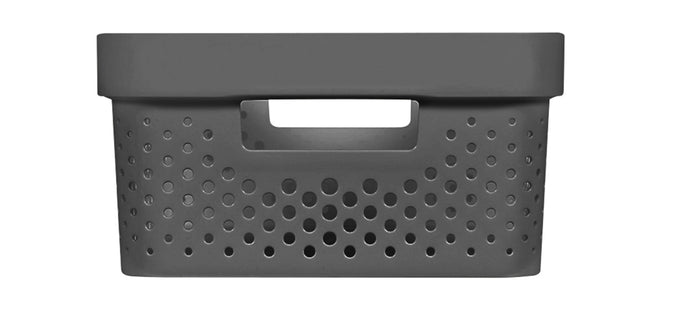 Curver Infinity Recycled Opbergbox - 11L - 3 stuks - Grijs