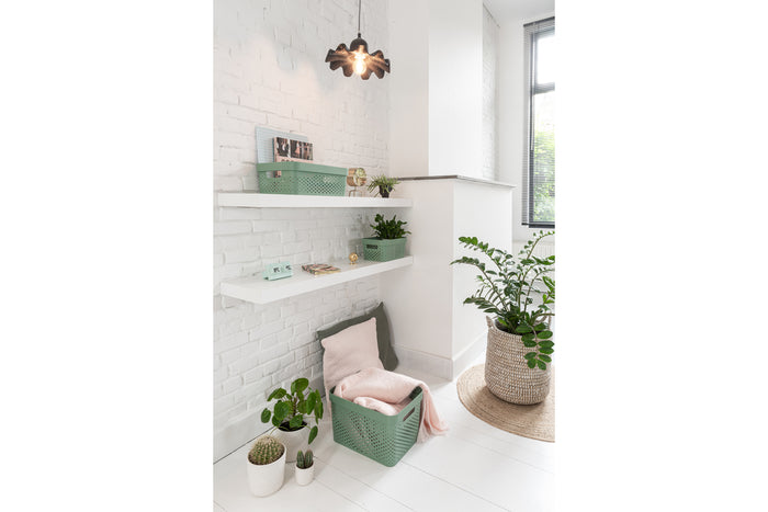 Curver Infinity Recycled Dots Opbergbox - 17L - 3 stuks - Groen