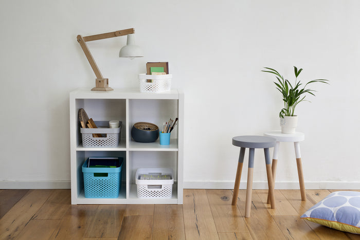 Curver Infinity Recycled Dots Opbergbox - 11L - 3 stuks - Wit