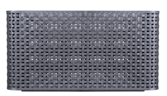 Curver Style Opbergmand L - 30L - 3 stuks - Antraciet