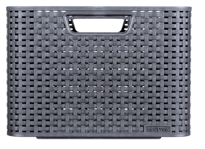 Curver Style Opbergmand L - 30L - 3 stuks - Antraciet