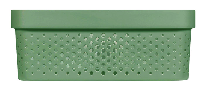 Curver Infinity Recycled Dots Opbergbox - 11L - 3 stuks - Groen