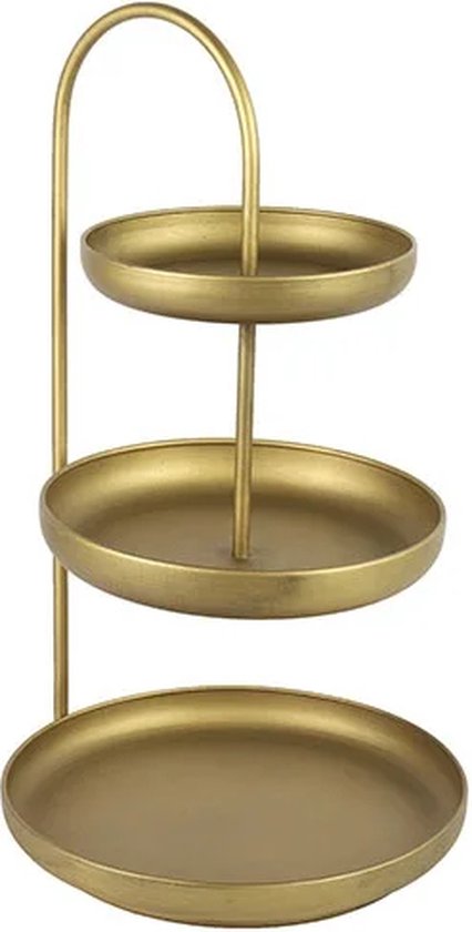 Countryfield Etagere Perks L Goud L31 B30 H52CM