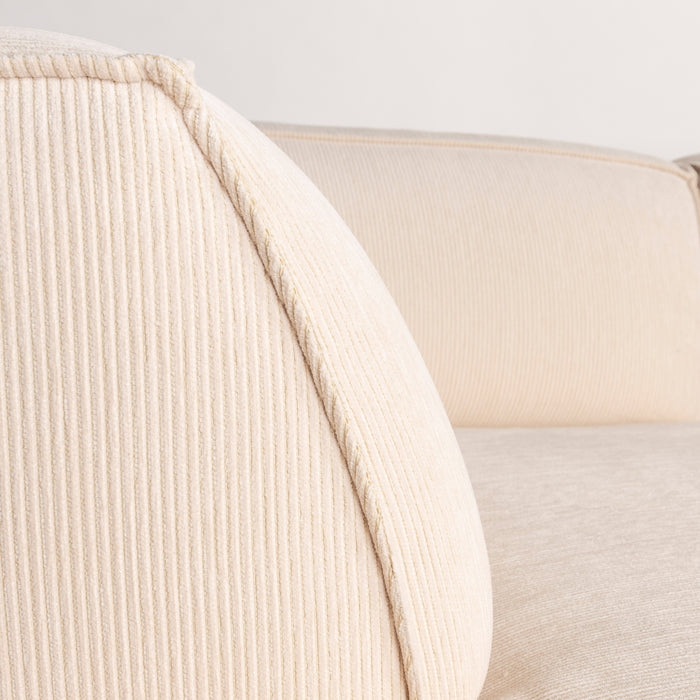 Zuiver Fat Freddy Rib Hoekbank Links - Naturel