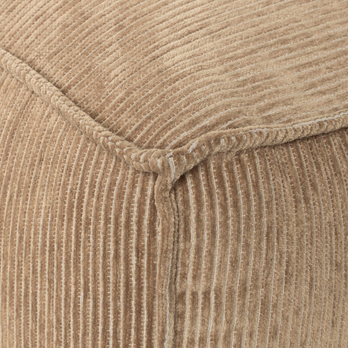 Zuiver Fat Freddy Rib Hoekbank Links - Caramel