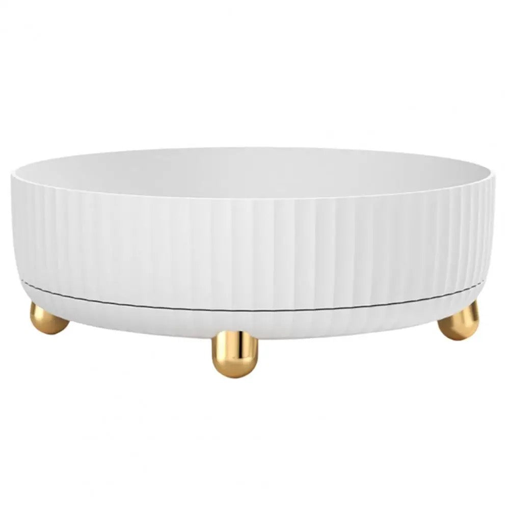 Draaiplateau Organizer Glam Wit|Goud - Ø22 cm