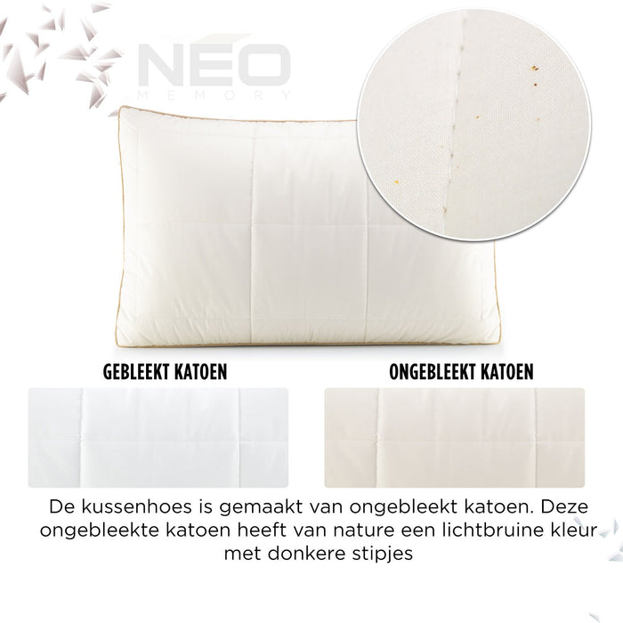 NEO Hybride Memory Foam Kussen - 50x70 cm