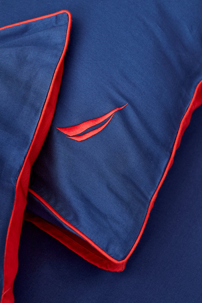 Nautica Katoen Satijnen Dekbedovertrekset - 240x200|220 - Creek Rood