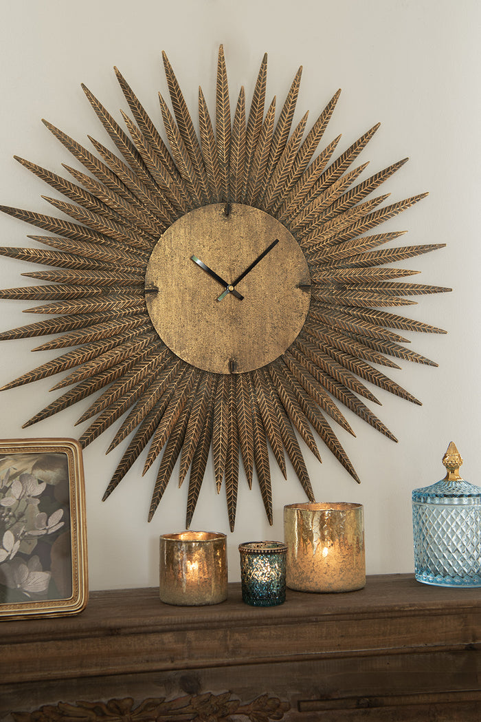 Clayre & Eef Glazen potje  Ø 11x18 cm Blauw Glas Potje met deksel