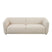 by fonQ Soft 3-zitsbank -  Bouclé - Crème
