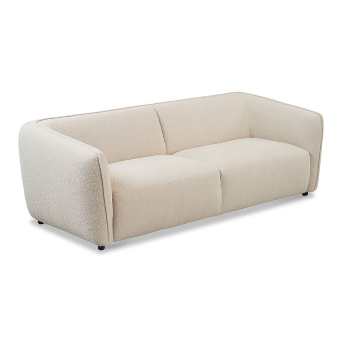 by fonQ Soft 3-zitsbank -  Bouclé - Crème