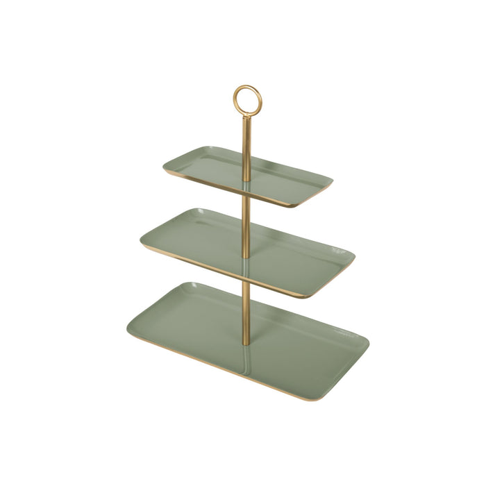 Present Time Etagère Festive - Grijs - 31x16x36cm