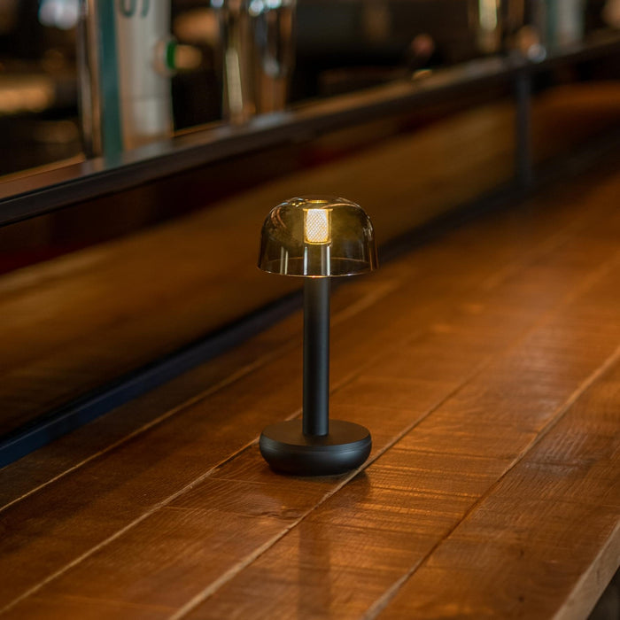 Humble Two Oplaadbare Tafellamp - Black Smoked