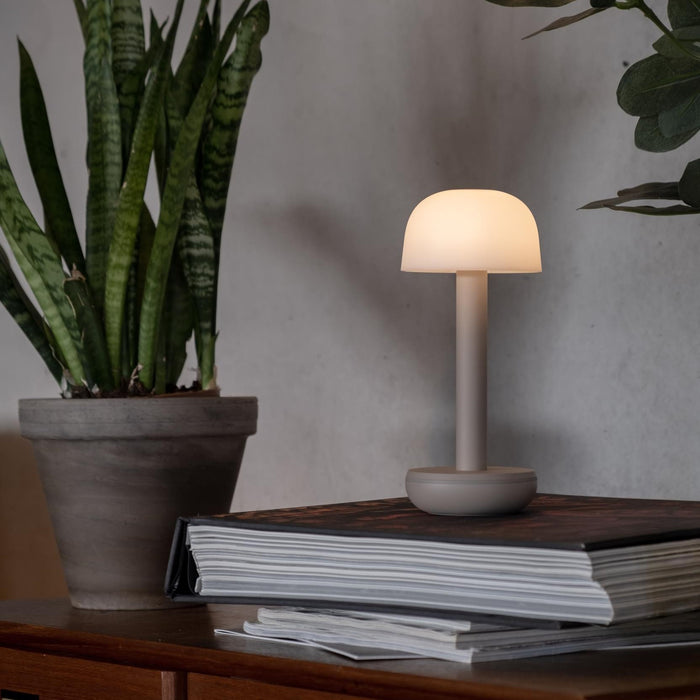 Humble Two Oplaadbare Tafellamp - Beige Frosted