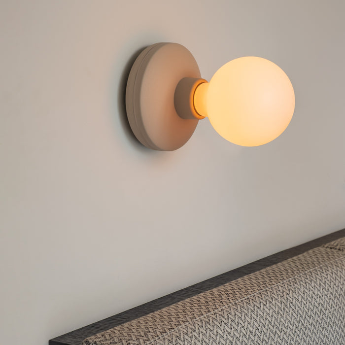 Humble Bee Wandlamp Draadloos - Beige Frosted